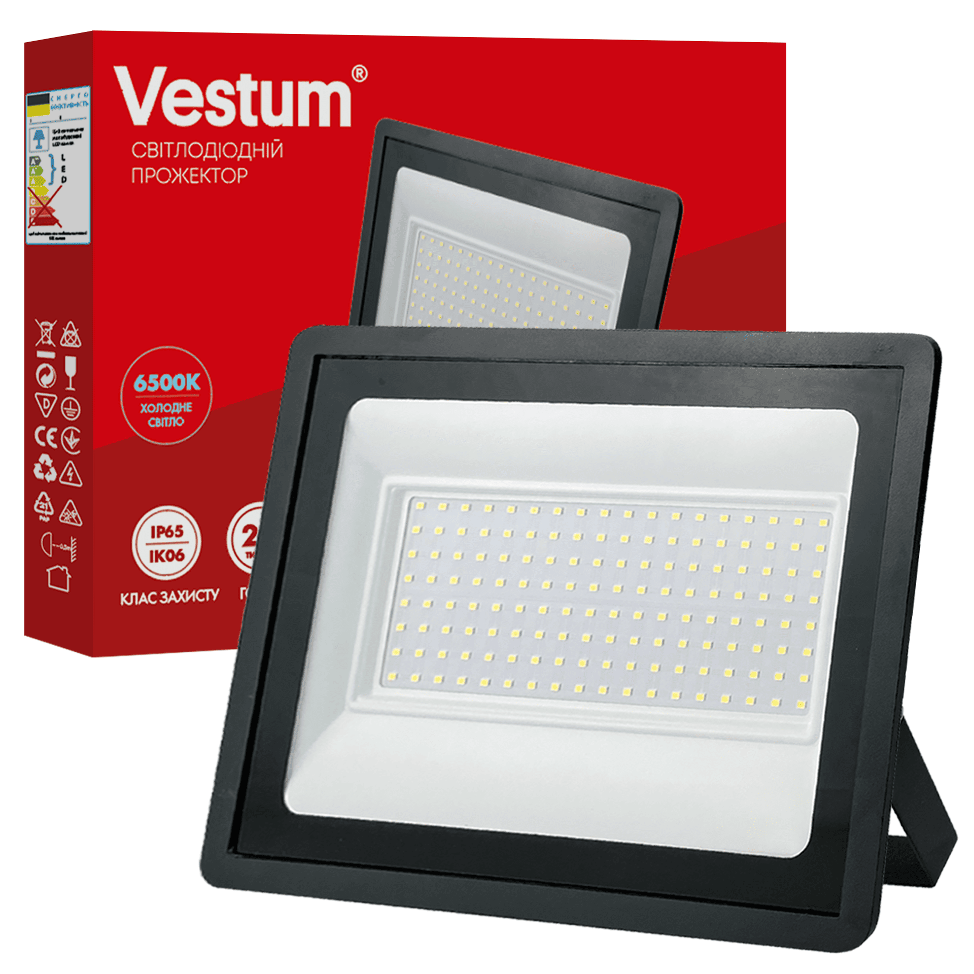 Світлодіодний прожектор Vestum 100W 6500K 180-260V IP65 1-VS-3017